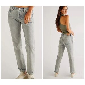 FREE PEOPLE WE THE FREE Unknown Legend Mid Rise Skinny Distressed Jeans 31